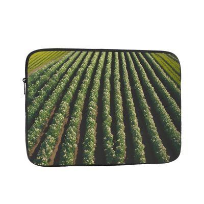 12 Inch Laptop Case Computer Sleeve Shockproof Water-Resistant Notebook Case Bag for Business Travel and Daily Use Vast Farmland Prints