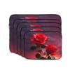 10 Inch Laptop Case Computer Sleeve Shockproof Water-Resistant Notebook Case Bag for Business Travel and Daily Use Two Red Roses Prints view 2