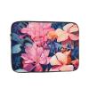 10 Inch Laptop Case Computer Sleeve Shockproof Water-Resistant Notebook Case Bag for Business Travel and Daily Use Colorful Tropical Plant Leaves Prints view 1