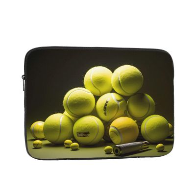 10 Inch Laptop Case Computer Sleeve Shockproof Water-Resistant Notebook Case Bag for Business Travel and Daily Use Tennis Diagram Prints