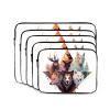 12 Inch Laptop Case Computer Sleeve Shockproof Water-Resistant Notebook Case Bag for Business Travel and Daily Use Wolves and Reindeer Prints view 2