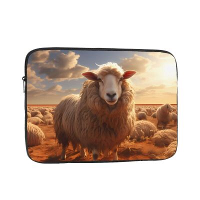 13 Inch Laptop Case Computer Sleeve Shockproof Water-Resistant Notebook Case Bag for Business Travel and Daily Use Australian Sheep Prints