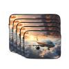 12 Inch Laptop Case Computer Sleeve Shockproof Water-Resistant Notebook Case Bag for Business Travel and Daily Use Airplanes are Soaring Prints view 2