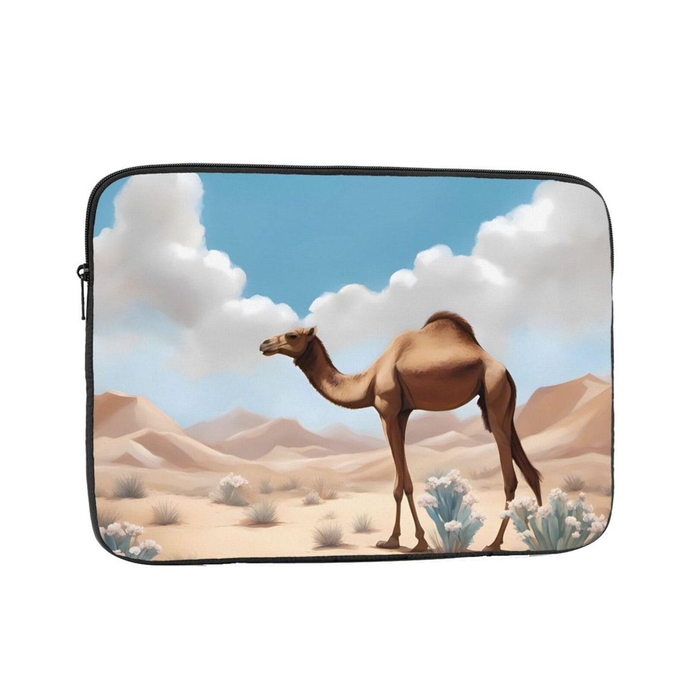17 Inch Laptop Case Computer Sleeve Shockproof Water-Resistant Notebook Case Bag for Business Travel and Daily Use Walking Camel Prints
