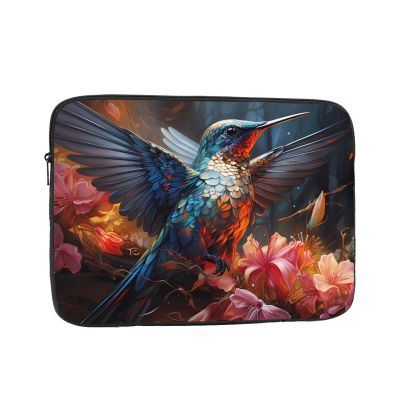 17 Inch Laptop Case Computer Sleeve Shockproof Water-Resistant Notebook Case Bag for Business Travel and Daily Use Hummingbird Prints