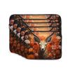 10 Inch Laptop Case Computer Sleeve Shockproof Water-Resistant Notebook Case Bag for Business Travel and Daily Use Antelope and Flowers Prints view 2