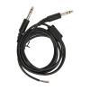 Aviation Headset Replacement Cable, 1/4inch Speaker Plug Aviation Plane Headset Cable Dual GA Plug DIY Stable for Aviation Headset view 1