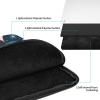 15 Inch Laptop Case Computer Sleeve Shockproof Water-Resistant Notebook Case Bag for Business Travel and Daily Use Winter Christmas Tree Prints view 3