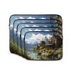 10 Inch Laptop Case Computer Sleeve Shockproof Water-Resistant Notebook Case Bag for Business Travel and Daily Use Fairytale Town Prints view 2