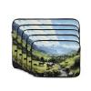 12 Inch Laptop Case Computer Sleeve Shockproof Water-Resistant Notebook Case Bag for Business Travel and Daily Use Alpine Farm Cows Prints view 2