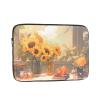 15 Inch Laptop Case Computer Sleeve Shockproof Water-Resistant Notebook Case Bag for Business Travel and Daily Use Sunflowers Under The Windowsill Prints view 1