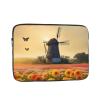12 Inch Laptop Case Computer Sleeve Shockproof Water-Resistant Notebook Case Bag for Business Travel and Daily Use Nice Sea of Flowers Prints view 1