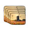 12 Inch Laptop Case Computer Sleeve Shockproof Water-Resistant Notebook Case Bag for Business Travel and Daily Use Nice Sea of Flowers Prints view 2