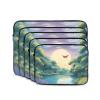 12 Inch Laptop Case Computer Sleeve Shockproof Water-Resistant Notebook Case Bag for Business Travel and Daily Use Beautiful Tree River Prints view 2