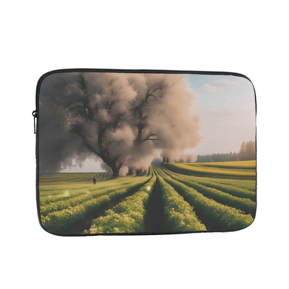 17 Inch Laptop Case Computer Sleeve Shockproof Water-Resistant Notebook Case Bag for Business Travel and Daily Use Nice Summer Farm Prints