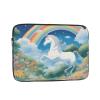 10 Inch Laptop Case Computer Sleeve Shockproof Water-Resistant Notebook Case Bag for Business Travel and Daily Use A Beautiful Unicorns Prints view 1