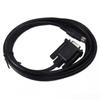 Suitable for MT6/8-HW PLC Cable MT6056i,MT6070i Touch Panel Connection E-Series S-Series H-Series N-Series 9-Hole 4-Pole S-Pole Male Plug Black Length: 3 Meter view 1