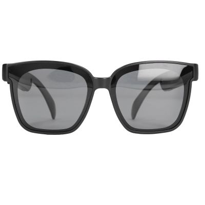 VGEBY Smart Glasses,Audio Sunglasses Open Ear Music Hands Calling Polarized Sunglasses for Men Women A3 Square
