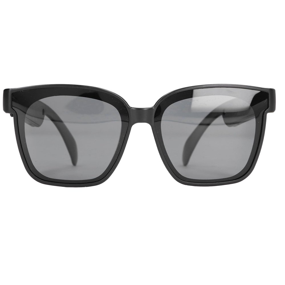 VGEBY Smart Glasses,Audio Sunglasses Open Ear Music Hands Calling Polarized Sunglasses for Men Women A3 Square