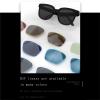 VGEBY Smart Glasses,Audio Sunglasses Open Ear Music Hands Calling Polarized Sunglasses for Men Women A3 Square view 4