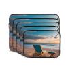 12 Inch Laptop Case Computer Sleeve Shockproof Water-Resistant Notebook Case Bag for Business Travel and Daily Use Beautiful Seashore Prints view 2