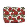 12 Inch Laptop Case Computer Sleeve Shockproof Water-Resistant Notebook Case Bag for Business Travel and Daily Use Beautiful Red Roses Prints view 1