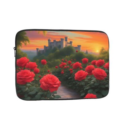 10 Inch Laptop Case Computer Sleeve Shockproof Water-Resistant Notebook Case Bag for Business Travel and Daily Use A Beautiful Castle Prints