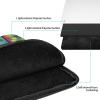 10 Inch Laptop Case Computer Sleeve Shockproof Water-Resistant Notebook Case Bag for Business Travel and Daily Use A Home Dog Prints view 3
