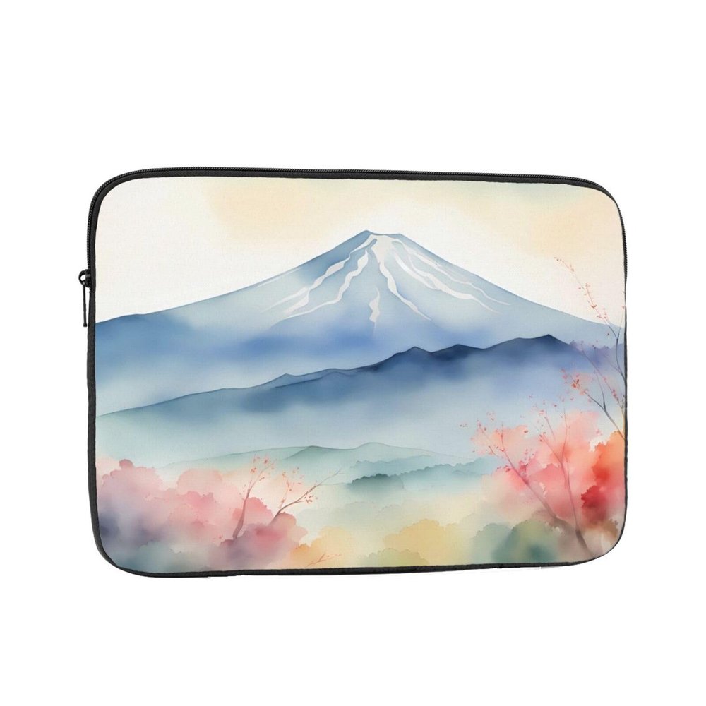 10 Inch Laptop Case Computer Sleeve Shockproof Water-Resistant Notebook Case Bag for Business Travel and Daily Use Beautiful Mt. Fuji Print Prints