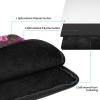 12 Inch Laptop Case Computer Sleeve Shockproof Water-Resistant Notebook Case Bag for Business Travel and Daily Use Beautiful Sea with Flowers Prints view 3