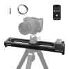 Accsoon Toprig S40 16inch/40cm Motorized Camera Slider Button/APP Control Dolly Rail Slider, Speed Adjust/Time-Lapse/120 Panoramic/Loop Mode, Compatible with Gopro Phone DSLR Camera for Photography view 1