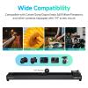 Accsoon Toprig S40 16inch/40cm Motorized Camera Slider Button/APP Control Dolly Rail Slider, Speed Adjust/Time-Lapse/120 Panoramic/Loop Mode, Compatible with Gopro Phone DSLR Camera for Photography view 4