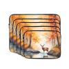 12 Inch Laptop Case Computer Sleeve Shockproof Water-Resistant Notebook Case Bag for Business Travel and Daily Use Beautiful Deer Prints view 2