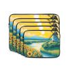13 Inch Laptop Case Computer Sleeve Shockproof Water-Resistant Notebook Case Bag for Business Travel and Daily Use Beautiful Windmill Prints view 2