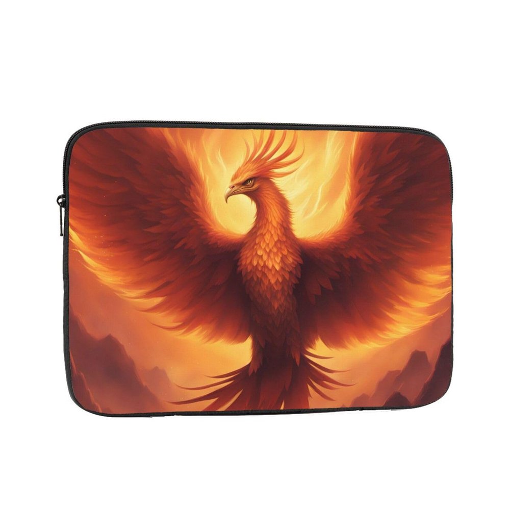 13 Inch Laptop Case Computer Sleeve Shockproof Water-Resistant Notebook Case Bag for Business Travel and Daily Use Beautiful Phoenix Prints