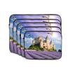 15 Inch Laptop Case Computer Sleeve Shockproof Water-Resistant Notebook Case Bag for Business Travel and Daily Use Beautiful Lavender Prints view 2