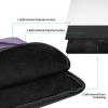 15 Inch Laptop Case Computer Sleeve Shockproof Water-Resistant Notebook Case Bag for Business Travel and Daily Use Beautiful Lavender Prints view 3