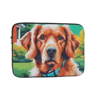 12 Inch Laptop Case Computer Sleeve Shockproof Water-Resistant Notebook Case Bag for Business Travel and Daily Use A Cute Dog Prints