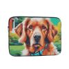 12 Inch Laptop Case Computer Sleeve Shockproof Water-Resistant Notebook Case Bag for Business Travel and Daily Use A Cute Dog Prints view 1