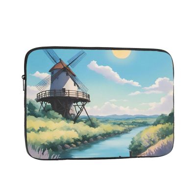13 Inch Laptop Case Computer Sleeve Shockproof Water-Resistant Notebook Case Bag for Business Travel and Daily Use Beautiful Bridge Prints