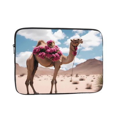 17 Inch Laptop Case Computer Sleeve Shockproof Water-Resistant Notebook Case Bag for Business Travel and Daily Use Beautiful Camel Prints