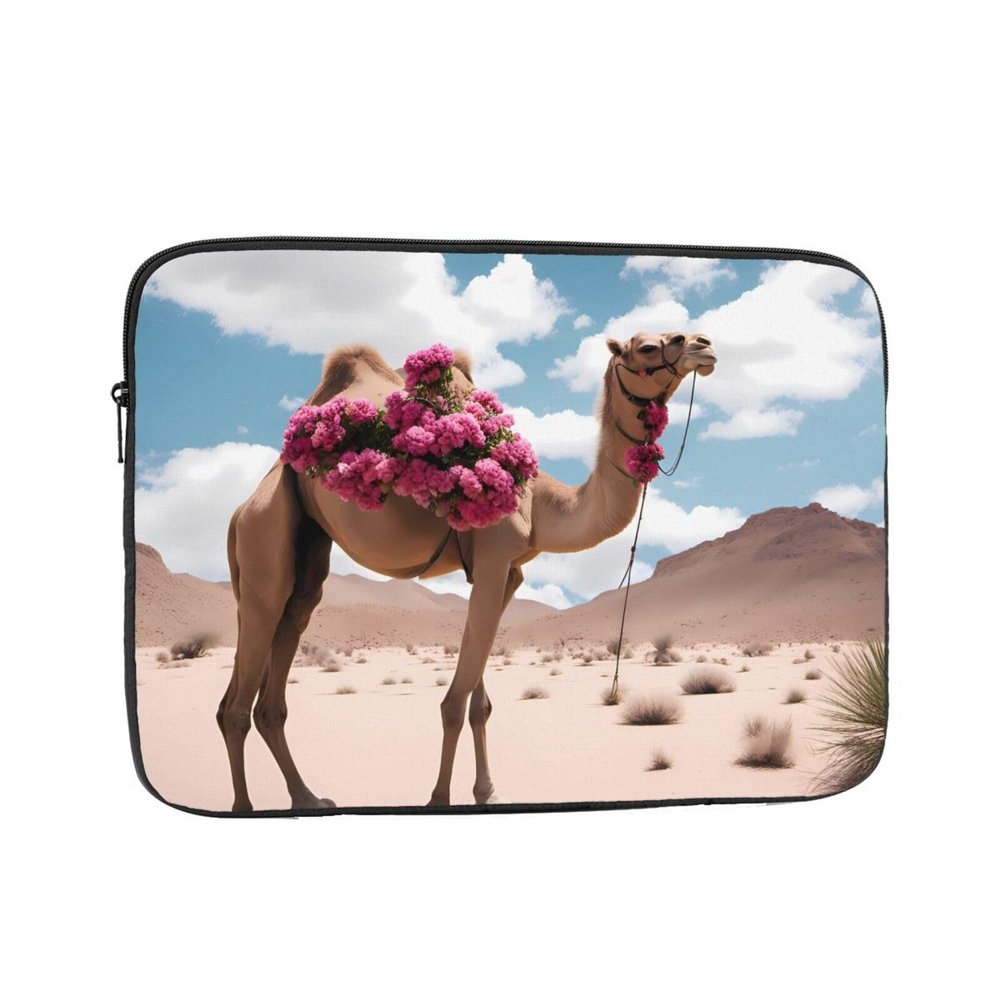 17 Inch Laptop Case Computer Sleeve Shockproof Water-Resistant Notebook Case Bag for Business Travel and Daily Use Beautiful Camel Prints