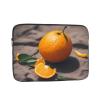 17 Inch Laptop Case Computer Sleeve Shockproof Water-Resistant Notebook Case Bag for Business Travel and Daily Use A Lovely Orange Prints view 1