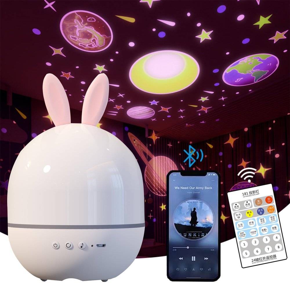 ELITUN Star Projector Night Light, Ceiling Projector Lamp for Kids Bedroom