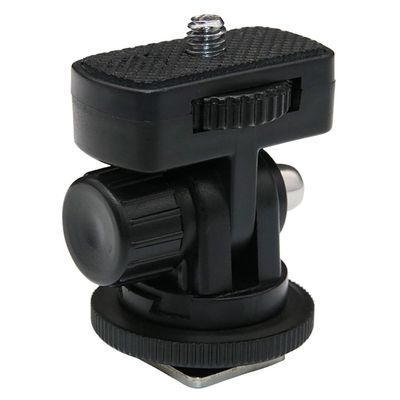 FEICHAO Hot Shoe Base 1/4" Screw Mount Adapter for Fill Light Expansion DSLR Cameras Accessories