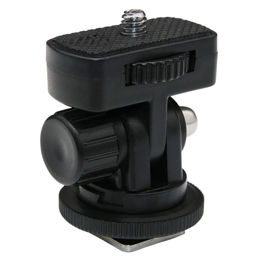 FEICHAO Hot Shoe Base 1/4" Screw Mount Adapter for Fill Light Expansion DSLR Cameras Accessories