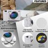 STSEETOP Camera Case for Sony ZV-E1 - Protective Silicone DSLR Skin Cover, Detachable Cage, Shockproof, Dustproof (White) view 2