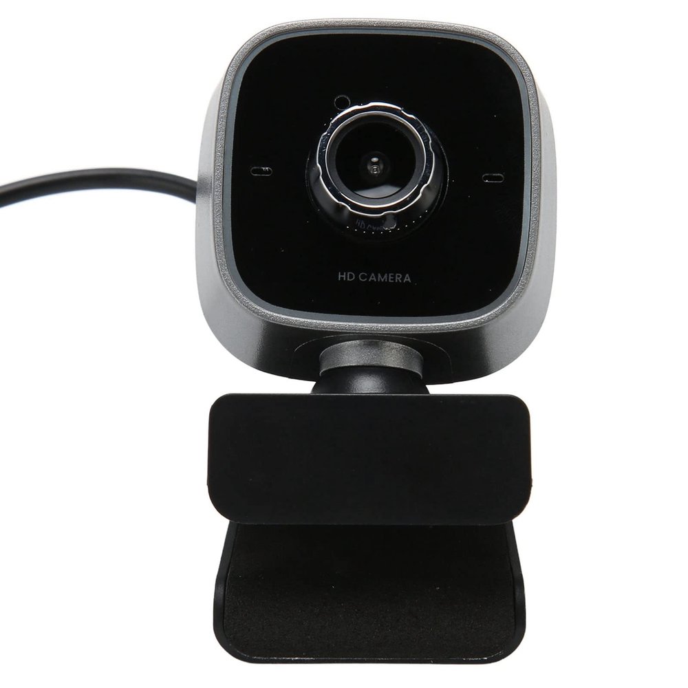 USB Web Camera, 30fps Plug and Play Multifunction Clear Sound Pickup HD Webcam Optical Lens for Computer for Online Classes for Laptop for Video Chat