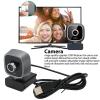 USB Web Camera, 30fps Plug and Play Multifunction Clear Sound Pickup HD Webcam Optical Lens for Computer for Online Classes for Laptop for Video Chat view 3
