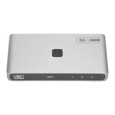 HDMI Switch, 4K HD Splitter 1 in 2 Out, Up to 18Gbps 4K 60Hz 3D CEC HDCP2.2, Supports HD Multimedia Switcher for TV Projector Player (YC-Q201)